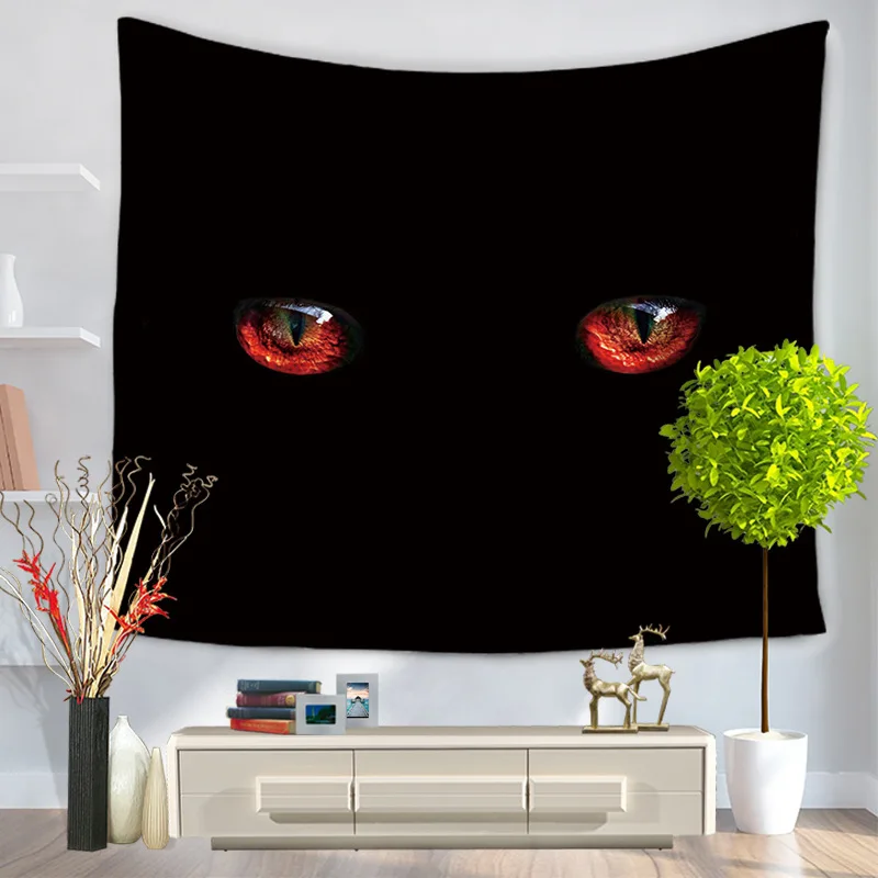 Пластиковый большой жуткий глаз странная печать Настенный декор тканевые