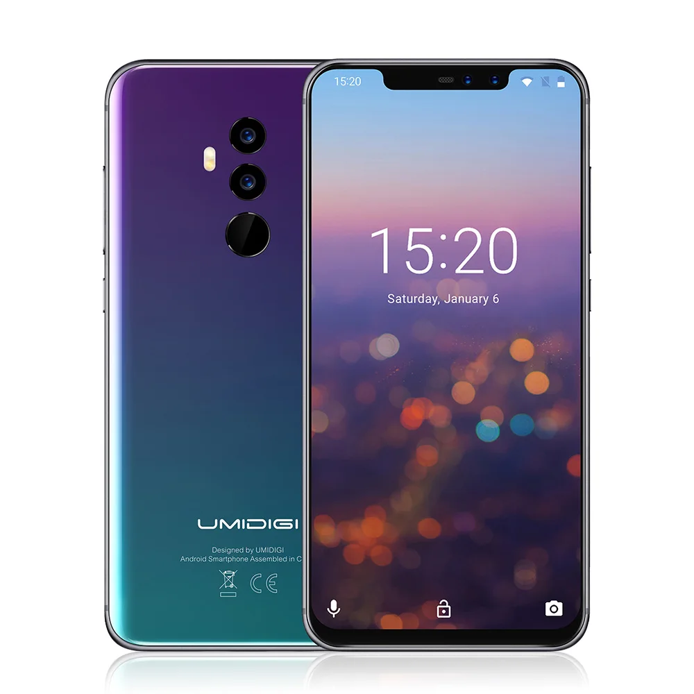 UMIDIGI Z2 Special Edition смартфон 4G 6 2 дюймов Helio P23 Восьмиядерный B + F/1.7Big ApertureCamera Android 8 1