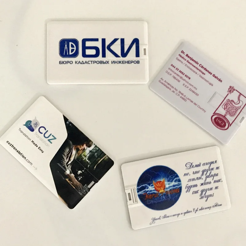 

Ультратонкий Usb-флеш-накопитель для визиток, 1 ГБ, 2 ГБ, 4 ГБ, 8 Гб
