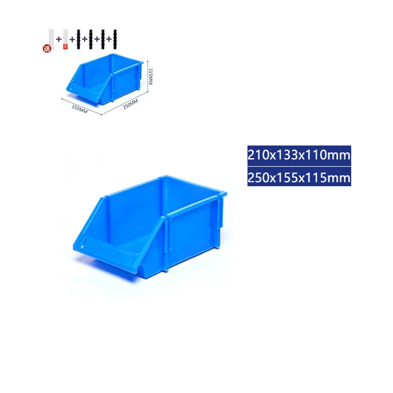 Parts Box Новинка, пластиковый ящик для инструментов с крючками, настенный ящик для инструментов, детали для инструментов, органайзер, компонент, коробка, подвесной пластиковый ящик для инструментов, Настенная коробка для деталей - Цвет: Parts Box