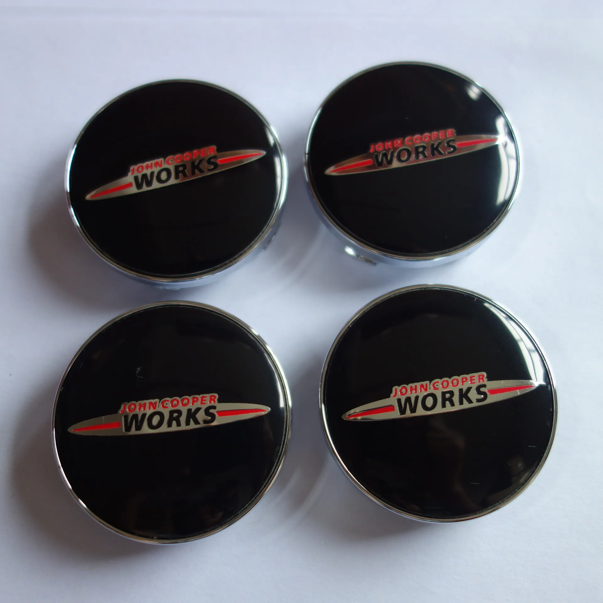 4 шт. 60 мм для мини работает эмблемы Центральная втулка колеса автомобиля крышки