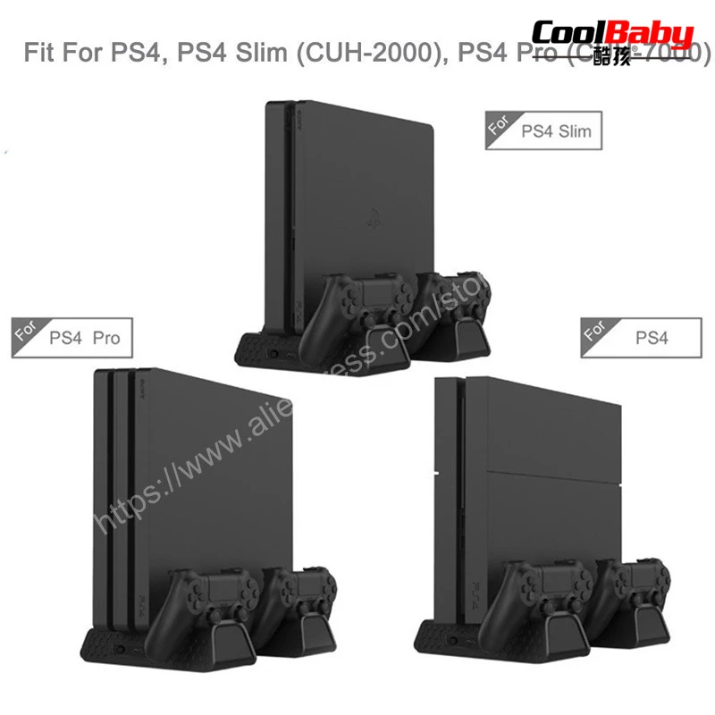 Вертикальный охлаждающий вентилятор для консоли PS4/PS4 Slim/PS4 Pro | Электроника