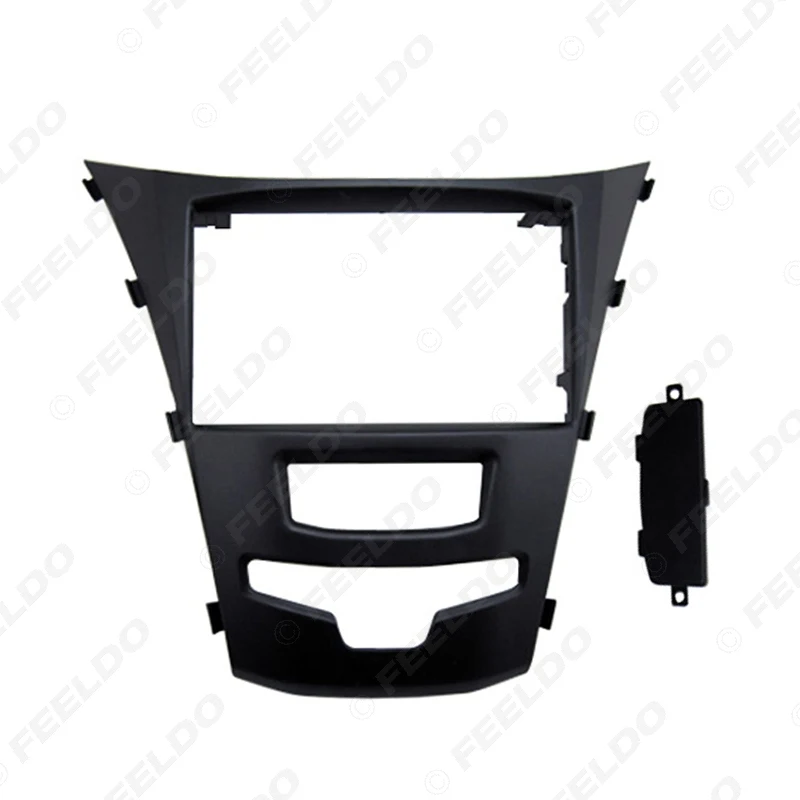 FEELDO Car CD/DVD Radio Fascia Для Ssangyong Korando Actyon 2014 Стерео рама панель комплект для крепления