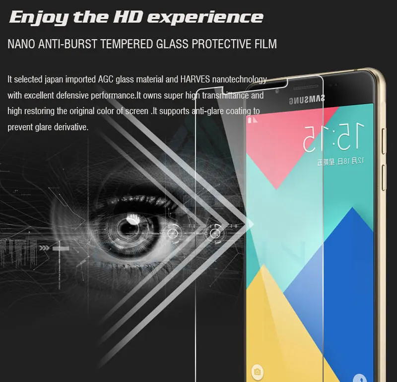 FQYANG 9H 2 6 мм закаленное стекло для Samsung A6 J8 J7 J6 J5 J4 J3 A8 Plus 2018 Защитная пленка экрана |