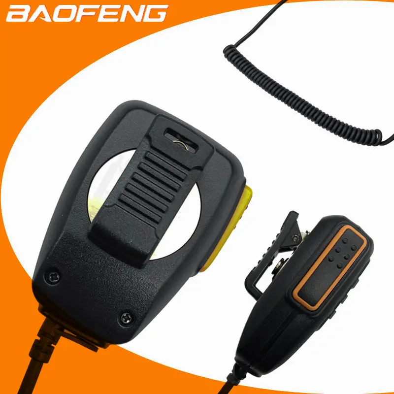 2 шт. поступление Портативный Металл микрофон ручной плечо Динамик для Kenwood радио