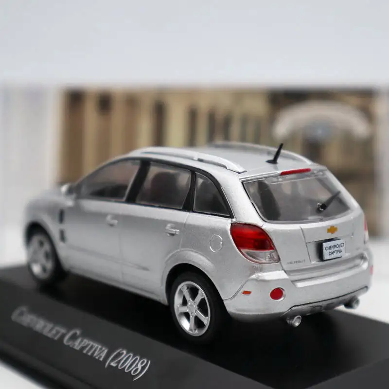 IXO Altaya 1:43 Chevrolet Captiva 2008 Silver Diecast Models Limited Edition Collection Miniature Toys Car