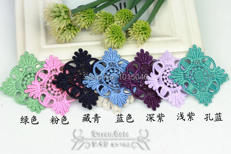 Бесплатная доставка 10 шт. изящные золотые шелковые квадратные кружева