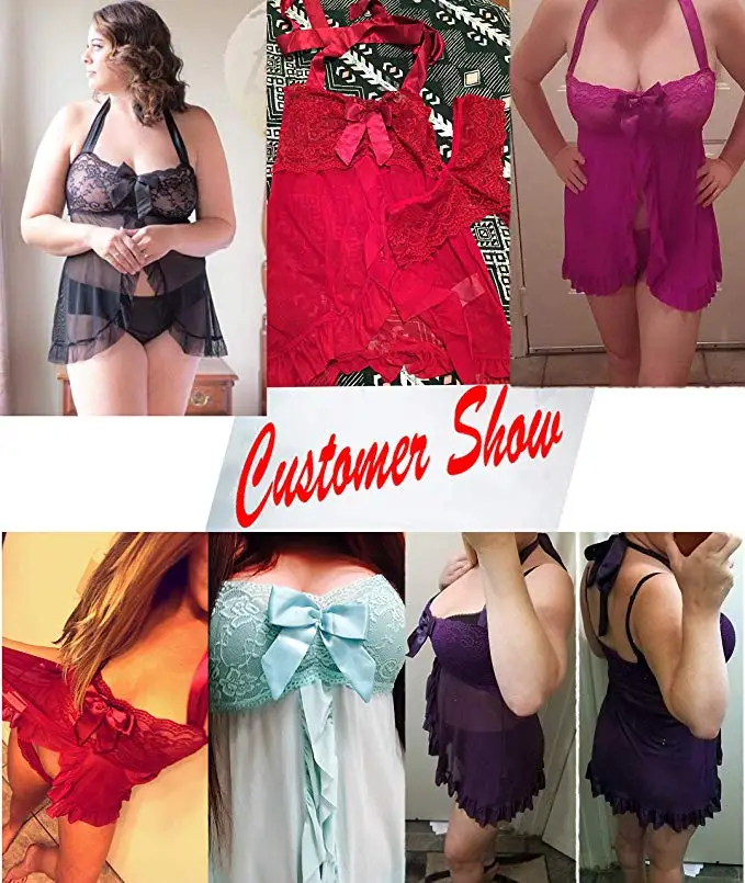 Lenceria Mujer порно сексуальный Ночная рубашка 2019 Летняя женская Кружева Babydoll ремень