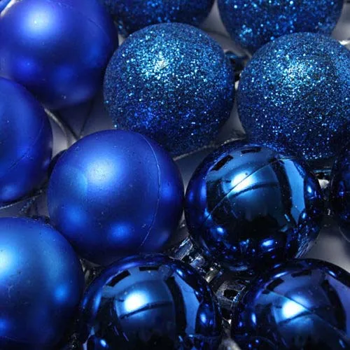 24 шт шикарные рождественские безделушки для елки простые блестящие украшения с