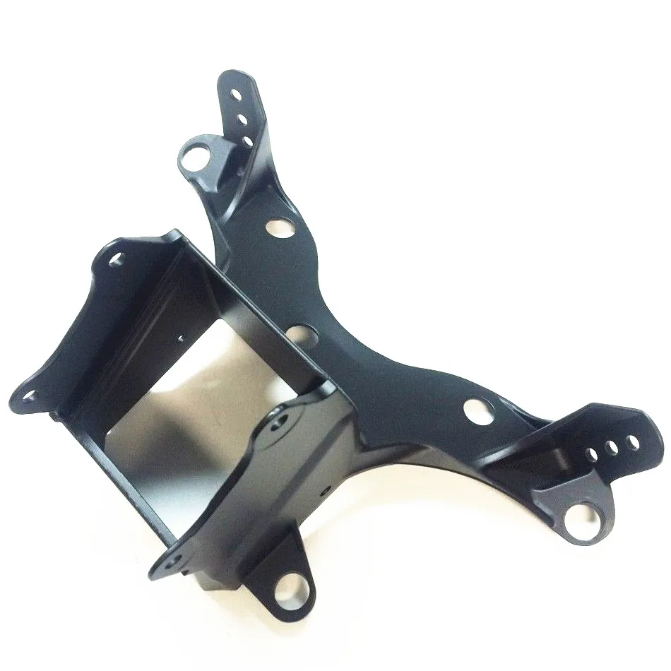 Черная фара Cowling Передняя верхняя обтекатель Stay Кронштейны для Yamaha YZF R6 2006 2007|fairing