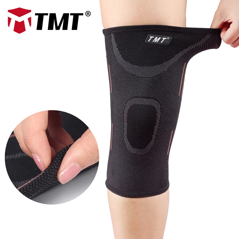 TMT ткачество эластичность дышащий баскетбол наколенники поддержка гвардии brace