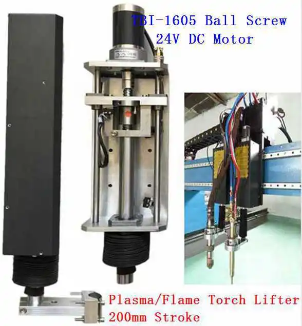 24vdc Двигатель плазменной пламени Резка машина z оси факел погрузчик с зажимом |