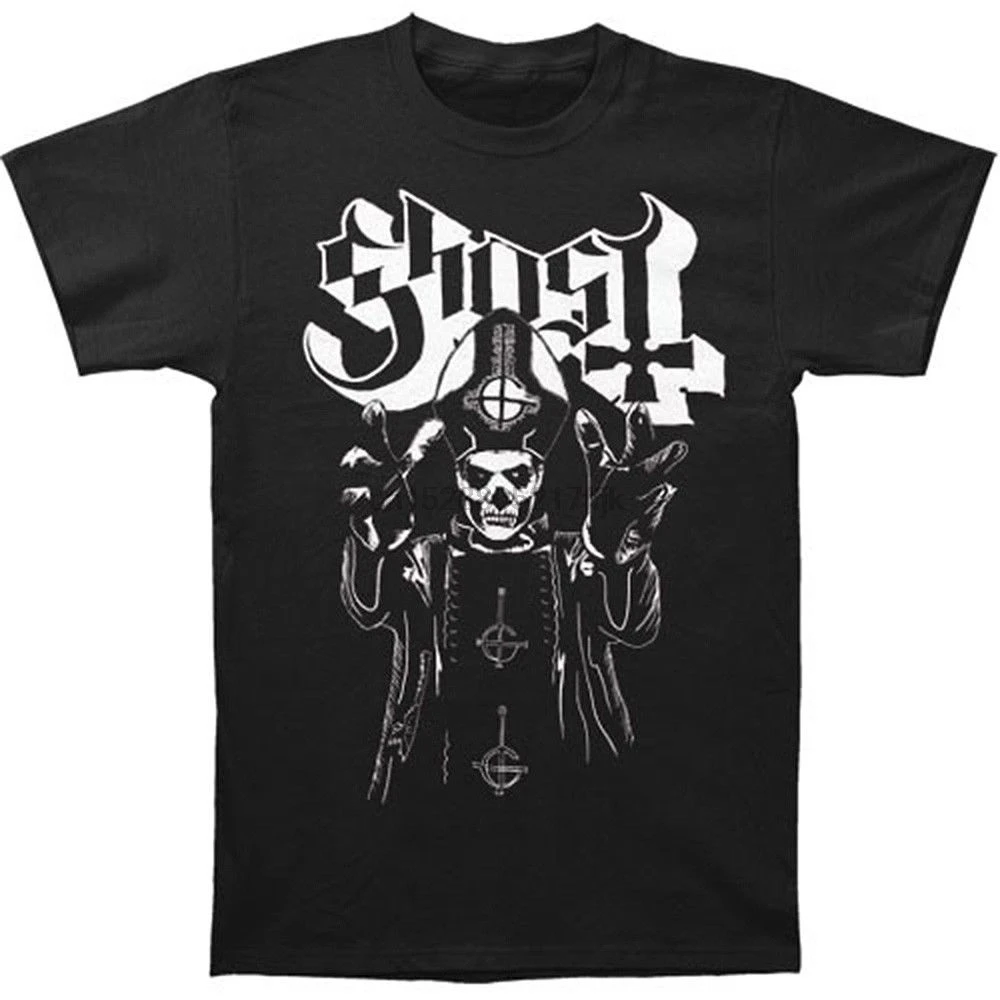 Подлинная футболка с привидениями Papa Wrath S 3XL новая летняя брендовая для фитнеса