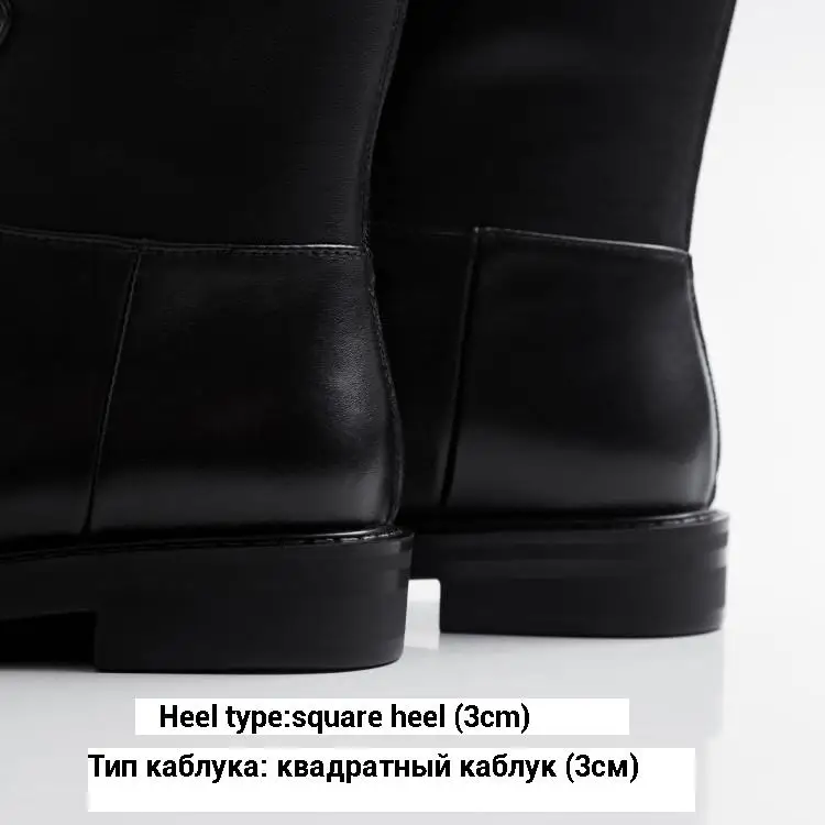 CDAXIALN/Новые кроссовки для баскетбола; женские сапоги из натуральной коровьей кожи с круглым носком и квадратным каблуком на молнии сзади; зимние мотоциклетные ботинки