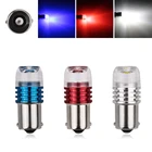 2 шт. S25 1156 BA15S стробоскопическая вспышка 3 Вт СВЕТОДИОДНЫЕ P21W указатели поворота лампы заднего хода стоп-сигналы Автомобильная Лампа Белый Красный Синий DC 12 В