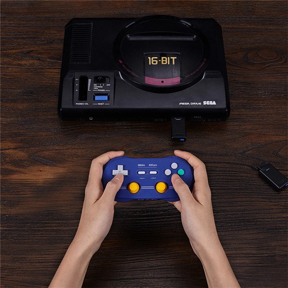 Беспроводной Bluetooth приемник 8BitDo адаптер для Mega Drive Sega Genesis Wii U Pro Switch контроллер