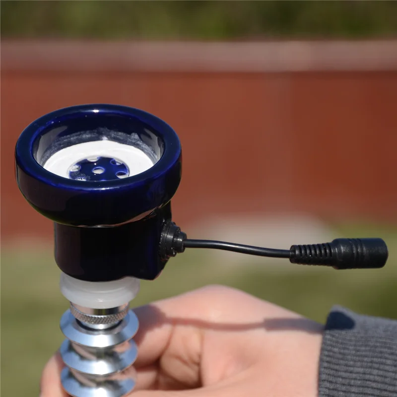 Керамика электронного кальяна smokepan 100 V-240 V электронный кальян hookahtobacco чаша с емкостью для Керамика калауд Чичи наргиле Cachimba