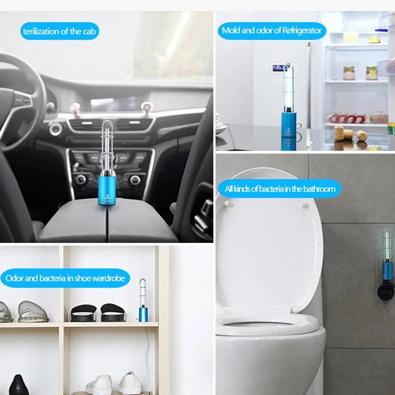 

Hot Portable UV Disinfection Light USB Port Ultraviolet Sterilizer for Home Car BX