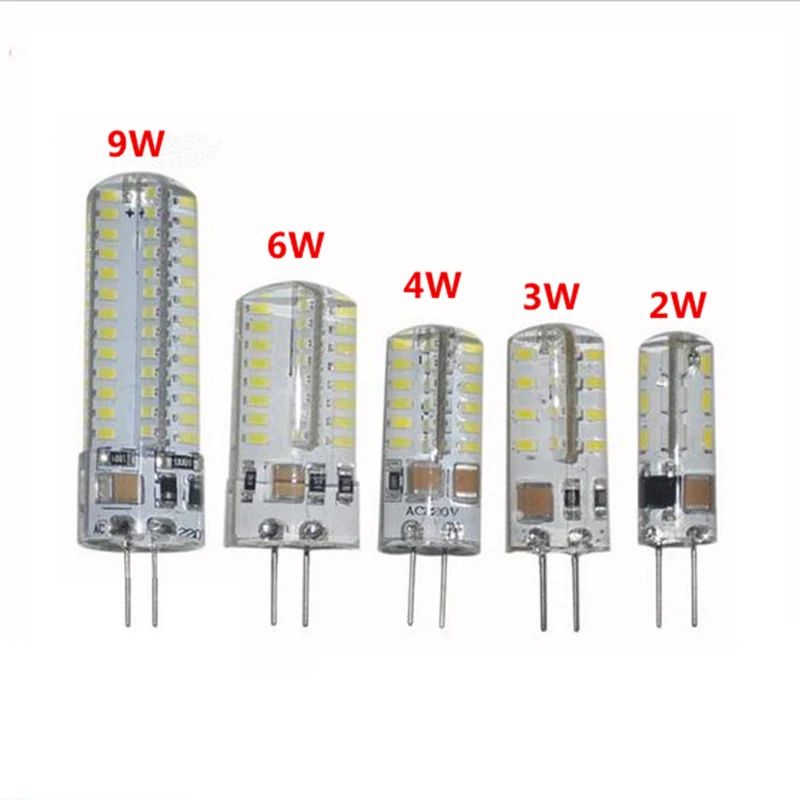 Светодиодная лампа G4 360 В переменного тока 2 Вт 3 4 6 9 Вт|g4 led lamp|led lamphalogen lamp |