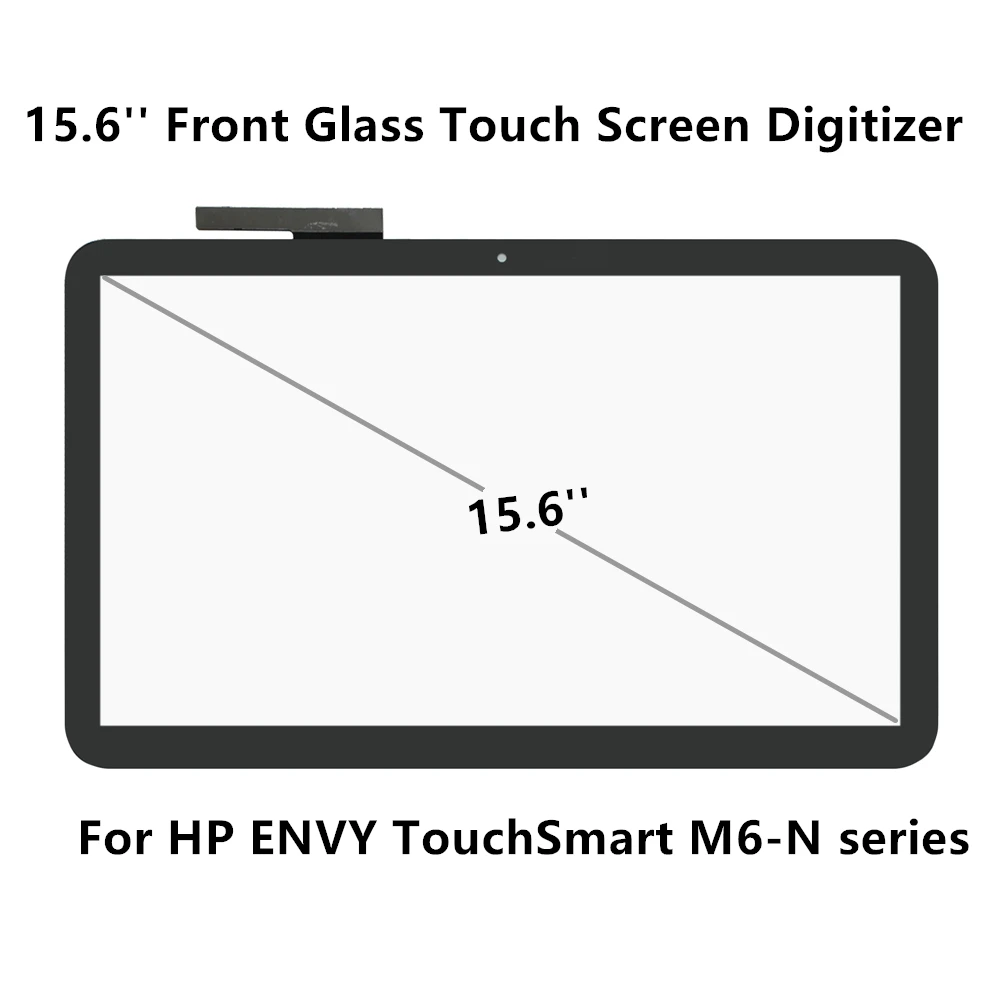 FTDLCD для HP Envy TouchSmart M6 N серии N015DX N010DX N013DX 15 6 дюймов Переднее стекло сенсорный экран