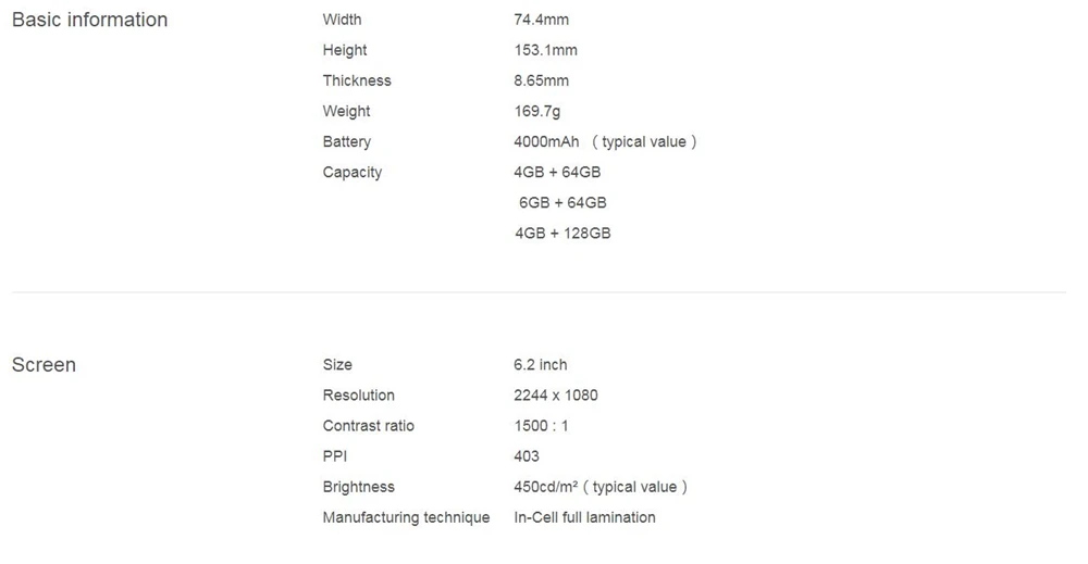 Meizu Note 9, 4 Гб ОЗУ, 128 Гб ПЗУ, Смартфон Snapdragon 675, четыре ядра, 6,2 дюймов, 48мп, камера заднего вида, 4000 мА/ч, 2244x1080