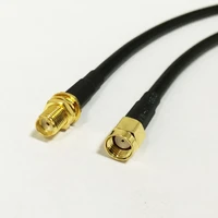 10pc wifi antenna external cable sma female jack switch rp sma male plug pigtail rg58 wholesale fast ship 50cm 20