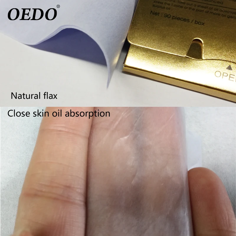 90 шт./кор. лавандовое масло впитывающие Бумага листы Уход за лицом Ремонт по уходу