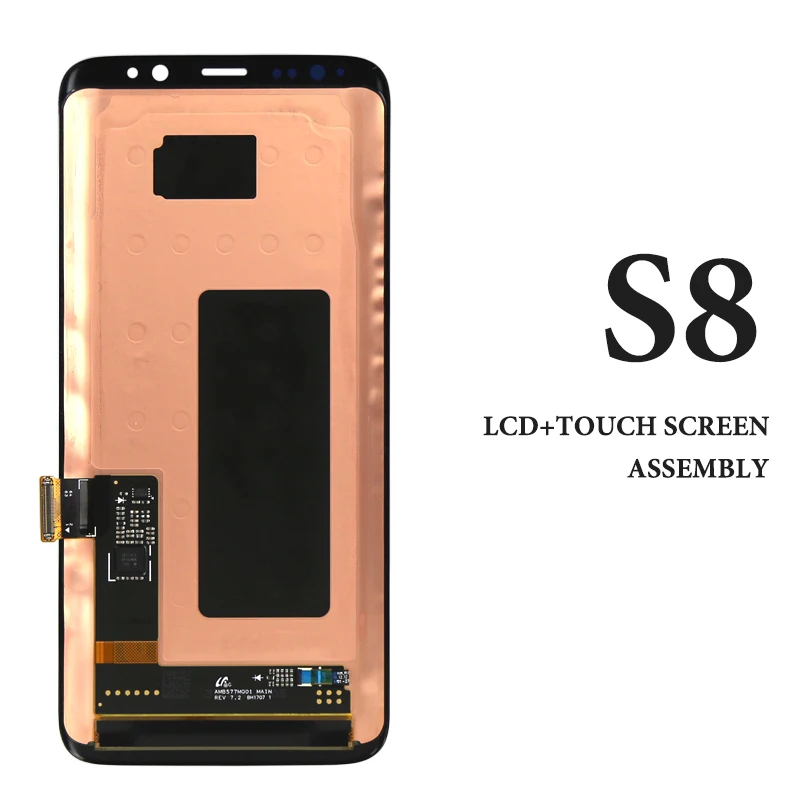

ЖК-дисплей Super AMOLED для Samsung S8 G950, сменный сенсорный ЖК-экран в сборе, совместимый с Samsung S8 G950, 1 шт.