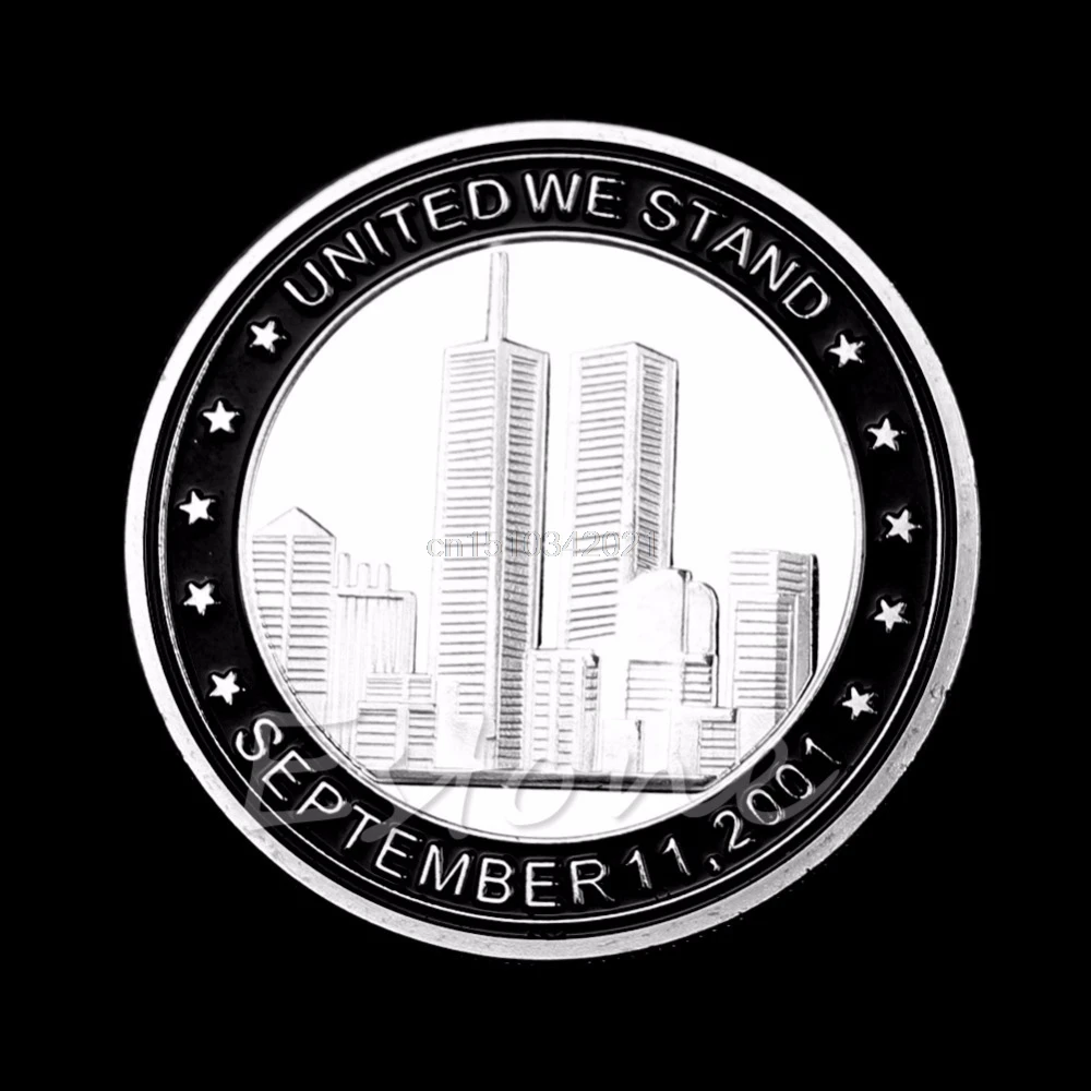 Коллекционная монета 9/11 Посеребренная дань монета Соединенные Мы стоим памятная монета коллекция