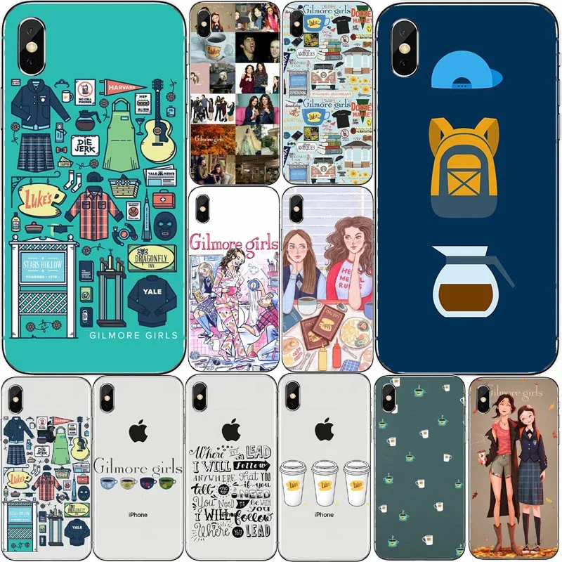 Gilmore Girls A Vida e Curta говорить Rapido Caixa Do Telefone Soft TPU Tampa Traseira para o iphone 8 7 6 4 Plus 5 X XR XS MAX|Сумки