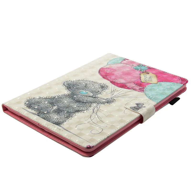 Wekays для Coque Apple IPad 9,7 дюймов мультяшный Единорог 3D кожаный чехол Fundas для IPad 9," A1822 A1823 чехол s