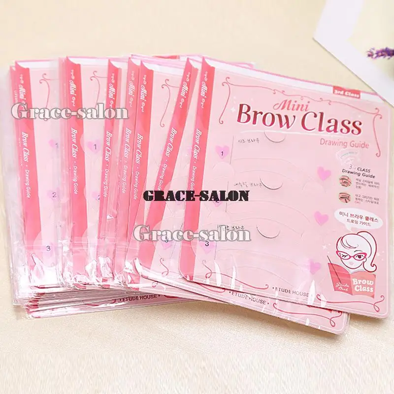 Мини трафарет для бровей груминга шейпинг карта макияжа класса бровей|mini brow