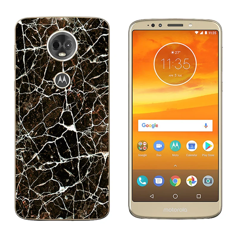 Мягкий силиконовый чехол из ТПУ для Motorola E5 Plus задняя крышка телефона 6 0 дюймов MOTO