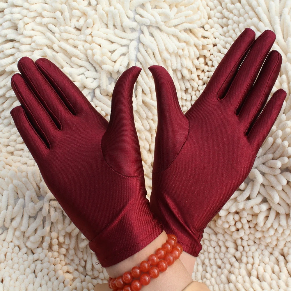 2 шт. = 1 пара модные перчатки унисекс Нейлоновые женские эластичные из спандекса