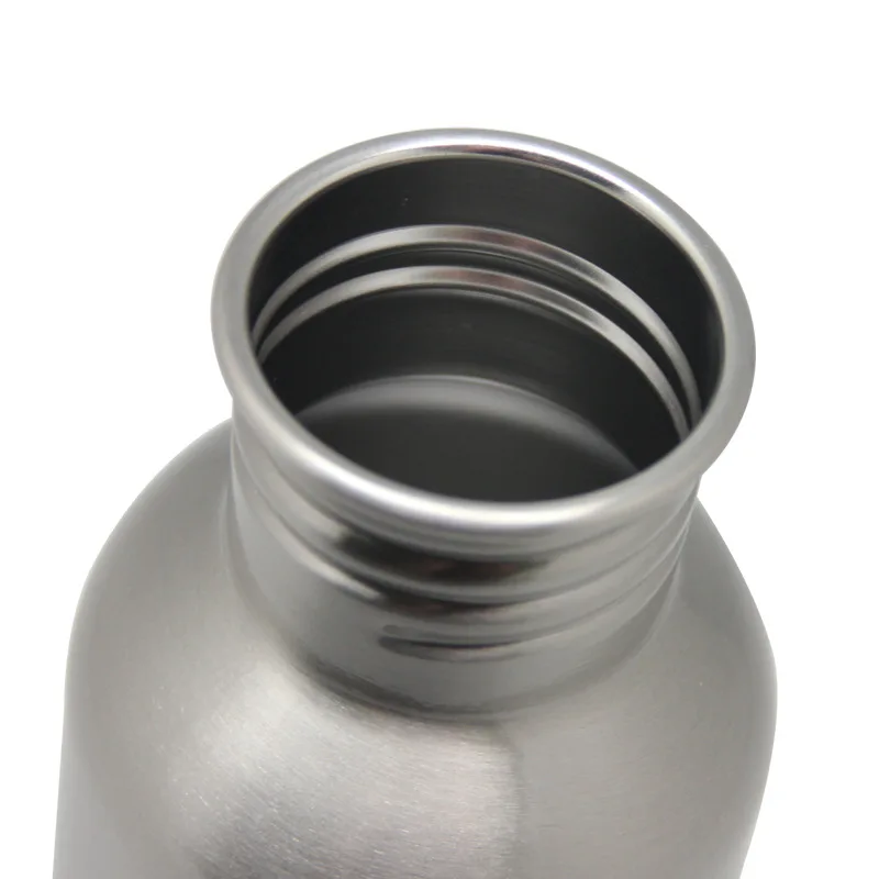 Фляга для воды FEIJIAN Спортивная бутылка из нержавеющей стали с широким горлышком