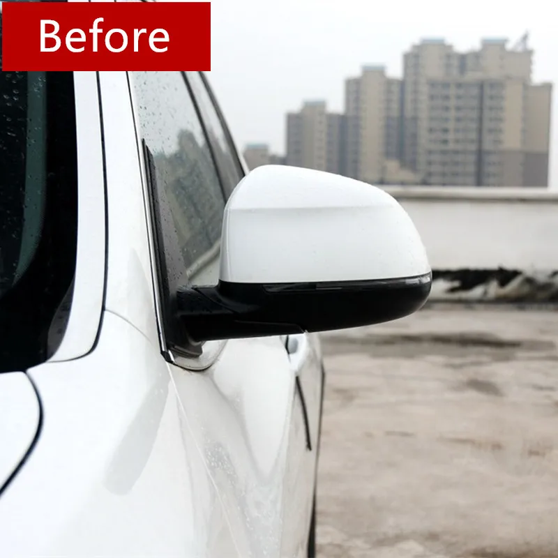 Отделка зеркала заднего вида из углеродного волокна 2 шт. для BMW X3 G01 G08 25i 28i 30i 2018 ABS