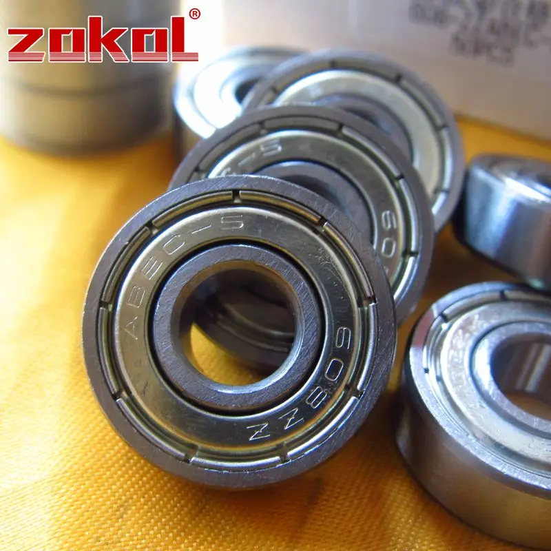 ZOKOL 608ZZ ABEC 5 подшипник ZZ 608 миниатюрный глубокий паз шариковый 8*22*7 мм|bearing 608|bearing