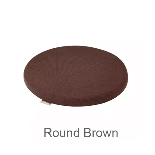 Circle brown Xiaomi Mijia Youpin 8H Антибактериальная подушка для сиденья из хлопка с эффектом памяти зимняя быстрая теплая подушка для путешествий автомобиля домашний декор для офиса - Цвет: Circle brown