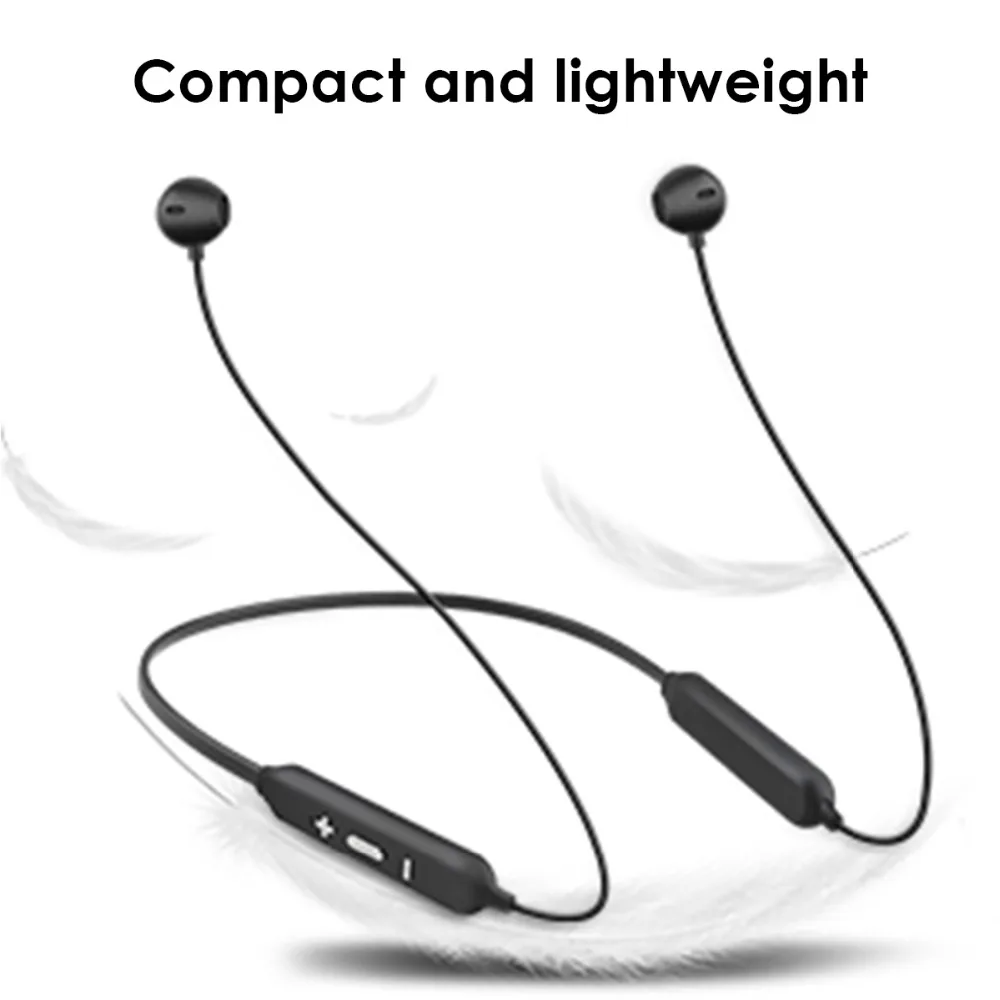 Магнитные мягкие беспроводные наушники SOONHUA с крючком Bluetooth 5 0 шумоподавляющие
