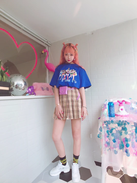 Летняя женская футболка с принтом Harajuku | Женская одежда