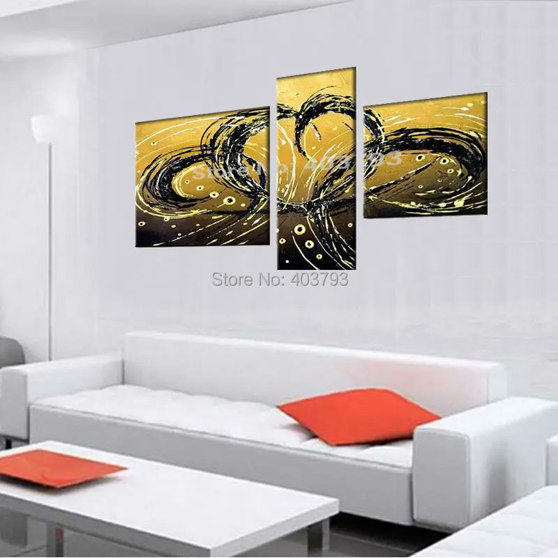 MODERN ABSTRACT HUGE LARGE CANVAS ART OIL PAINTING abstract Double phoenix fly no framed | Painting &amp Calligraphy
