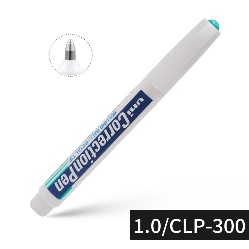 UNI Correction Pen 8 мл 1,0 мм флюид прокатки мяч металл/пластик Совет ёмкость большой не-токсичный маркер для офиса и школьные принадлежности - Цвет: CLP-300