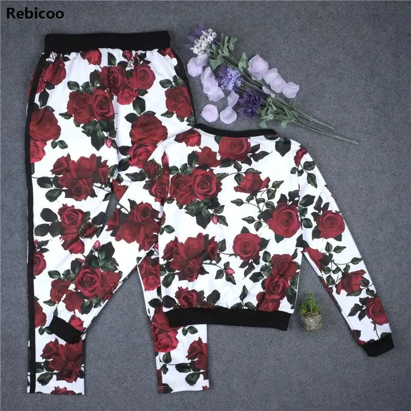 Женский спортивный костюм осенний Повседневный с длинным рукавом комплект 2