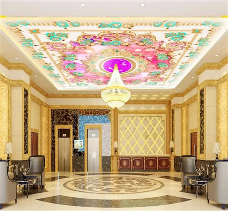 3D обои размер под заказ фотообои для гостиной бара Фреска роскошный дизайн отеля