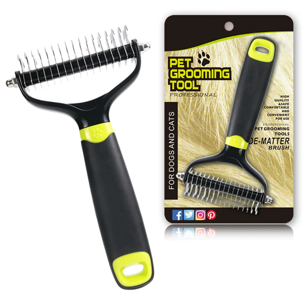 1 шт. собака кошка меха расстыковка Уход за лошадьми Deshedding Триммер Инструмент