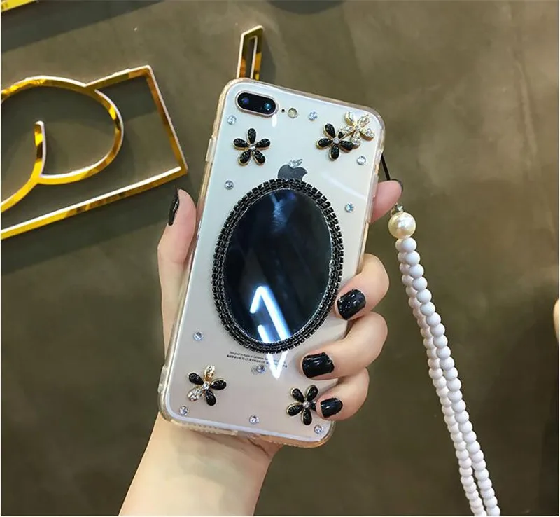 LaMaDiaa для Samsung Galaxy S10 S9 S8 Plus S7 S6 Edge Note 9 8 5 милый зеркальный мягкий чехол телефона с