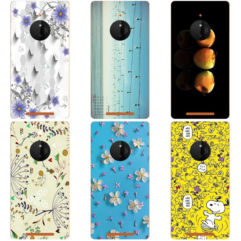 Чехол для Nokia Lumia 830 модная задняя крышка с цветочным рисунком жесткие чехлы