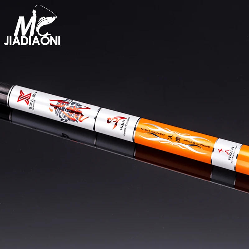 JIADIAONI fumodau 3,6 м/4,5 м/5,4 м/6,3 м/7,2 м/8,1 м океанская Тайваньская удочка для ловли нахлыстом спиннинговое удилище рыболовные снасти