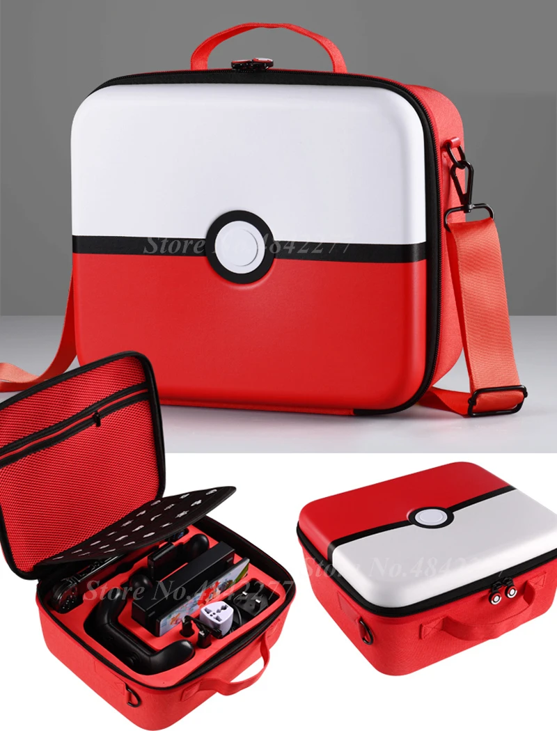 Pokemons NAND переключатель аксессуары Pokeball жесткий портативный большой мешок для хранения, дорожный защитный чехол для игры