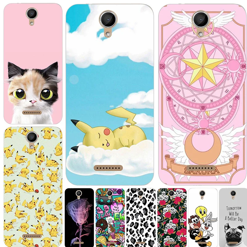 Для Coque Wiko U Feel Lite чехол роскошный Мультфильм ТПУ чехол для fundas Wiko ufeel Lite мягкий силиконовый защитный чехол для телефона